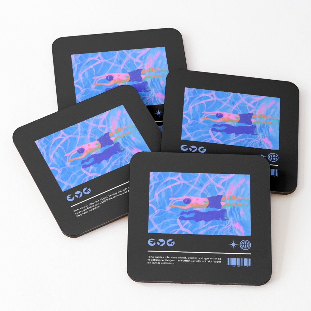 Item preview, Coasters (Set of 4) designed and sold by PyroPython.