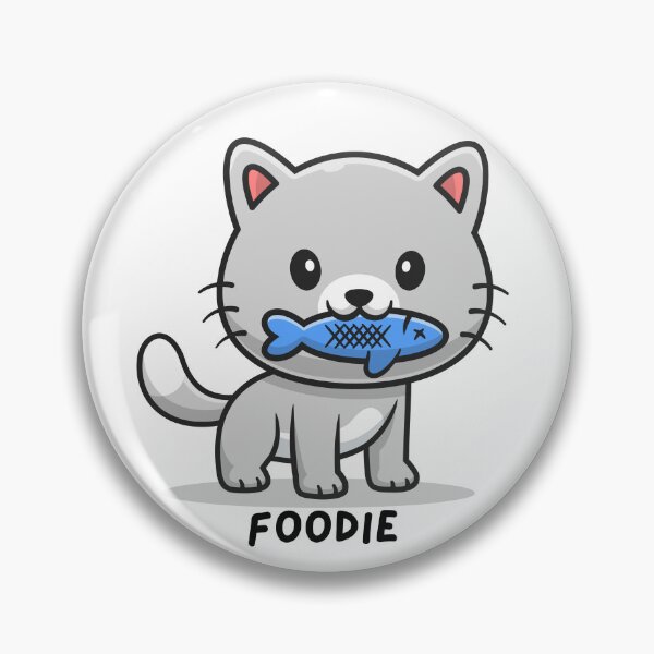 Item preview, Funny cat foodie designed and sold by Shoppingwcandy.