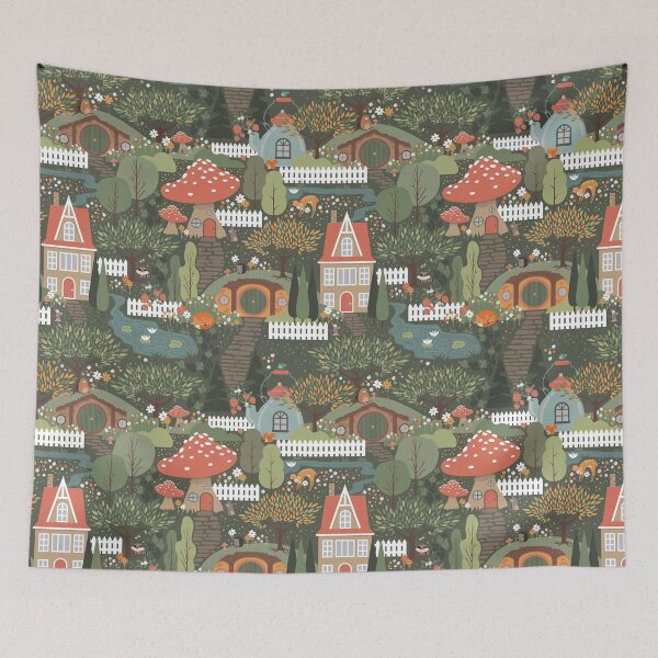 Item preview, Whimsical Woodland Village designed and sold by meghanmarie.
