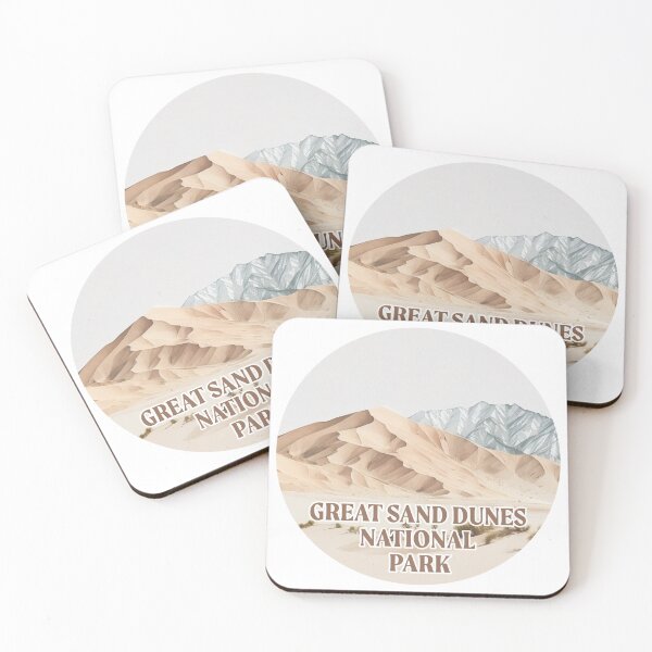 Item preview, Great Sand Dunes National Park Boho Watercolor Circle designed and sold by PikoApparel.