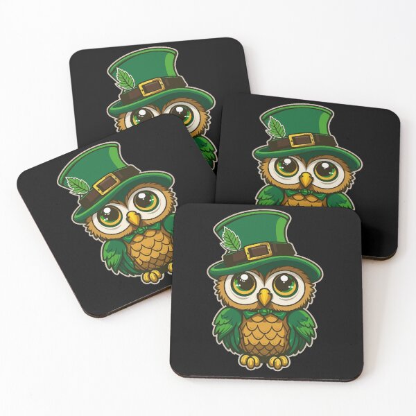 Item preview, Luck of the Irish: St. Patrick's Owl designed and sold by Colorful Dreams.