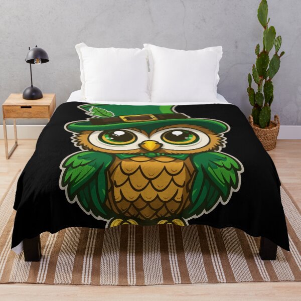 Item preview, Luck of the Irish: St. Patrick's Owl designed and sold by Colorful Dreams.