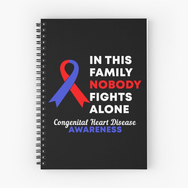 Item preview, In This Family Nobody Fights Alone Congenital Heart Disease CHD Awareness designed and sold by Color-Sparkle.