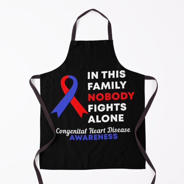 Item preview, In This Family Nobody Fights Alone Congenital Heart Disease CHD Awareness designed and sold by Color-Sparkle.