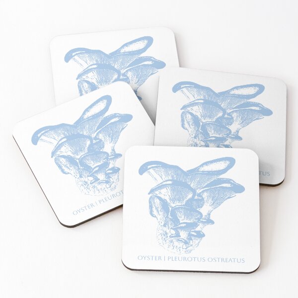 Item preview, Blue oyster mushroom | Outline designed and sold by punchyflamingo.