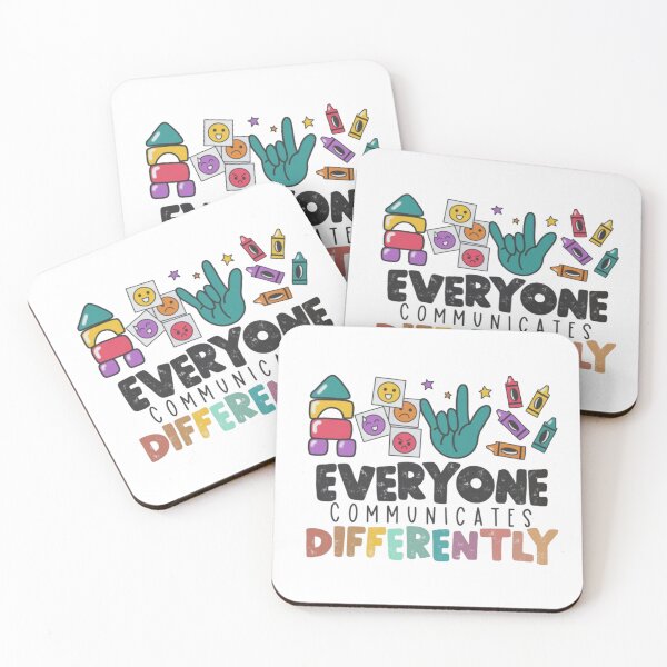 Item preview, Everyone Communicate Differently designed and sold by Cute Shark.