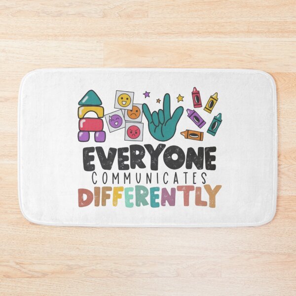 Item preview, Everyone Communicate Differently designed and sold by Cute Shark.