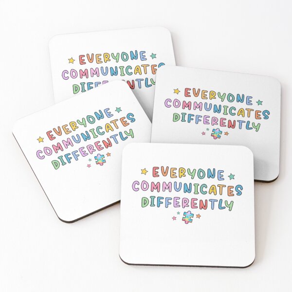 Item preview, Everyone Communicate Differently designed and sold by Cute Shark.