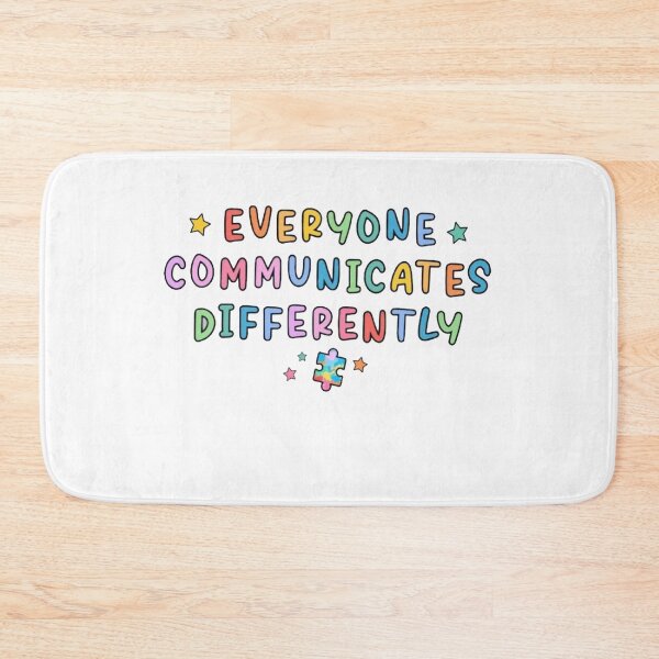 Item preview, Everyone Communicate Differently designed and sold by Cute Shark.