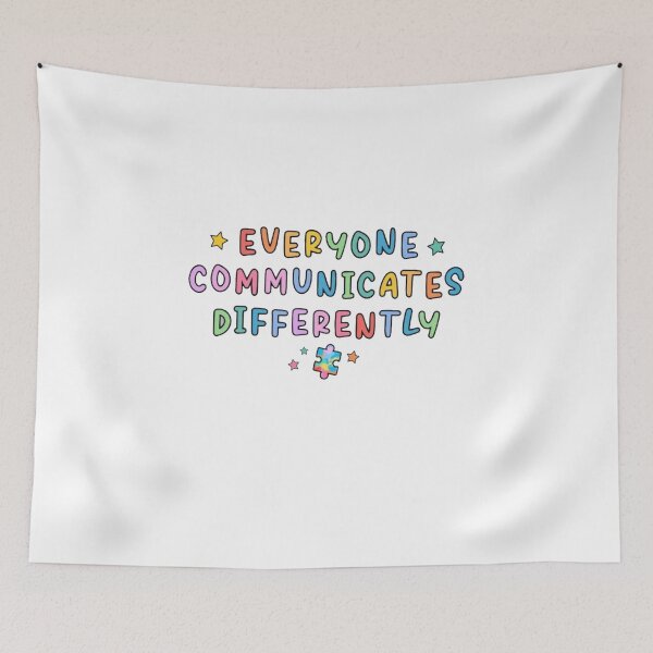 Item preview, Everyone Communicate Differently designed and sold by Cute Shark.