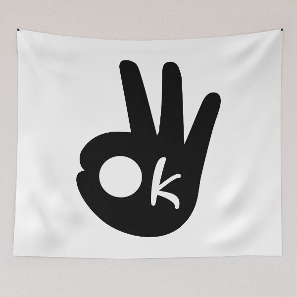 Item preview, hand symbol. fingers. hand shows ok. Fine.  designed and sold by Daria-design.