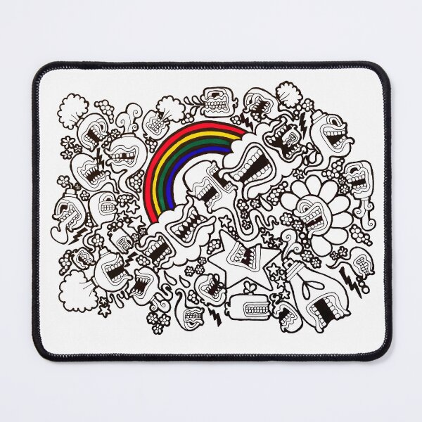 Item preview, Rainbow Doodle designed and sold by Gioco Roesch.