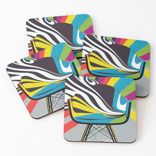 Item preview, Abstract pop art style portrait of chair designed and sold by loucaski.