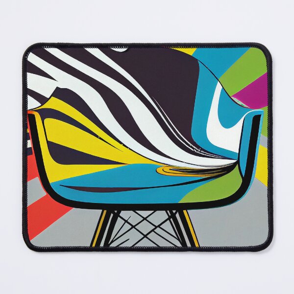Item preview, Abstract pop art style portrait of chair designed and sold by loucaski.