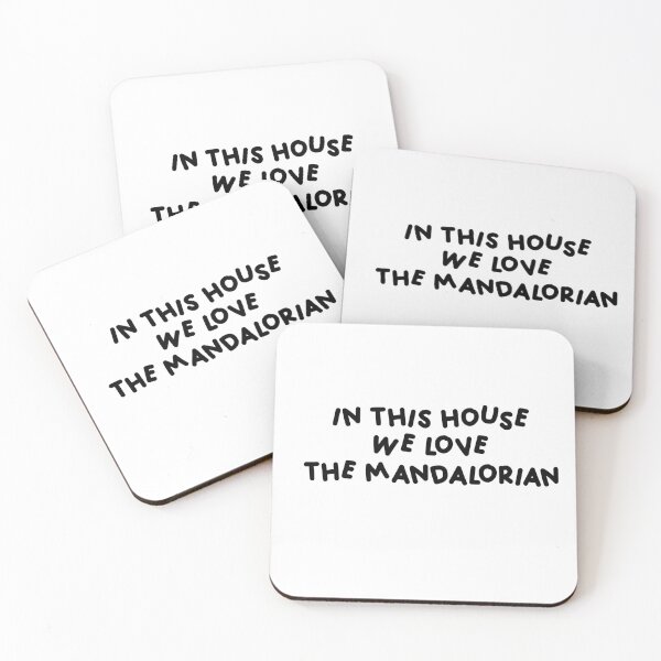 Item preview, in this house we love the mandalorian sticker  designed and sold by shezzastardis.