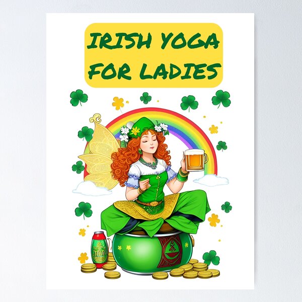 Irish Yoga St Patrick's Day | Poster