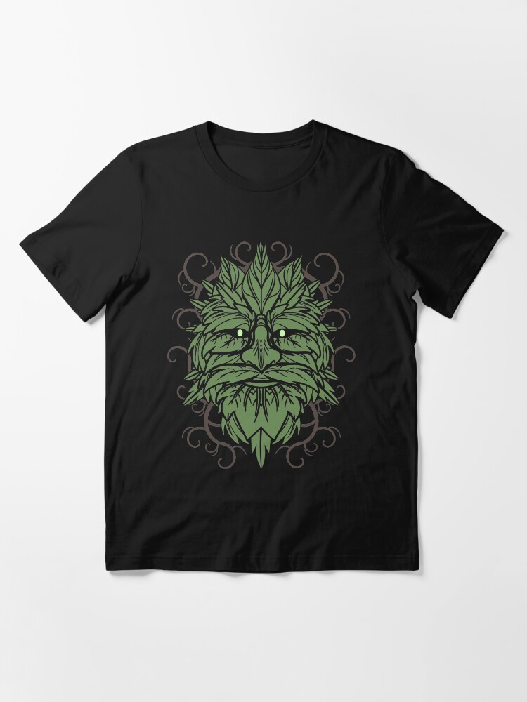 Alternate view of TRADITIONAL CELTIC WICCA PAGAN GREENMAN T-SHIRT AND MERCHANDISE Essential T-Shirt