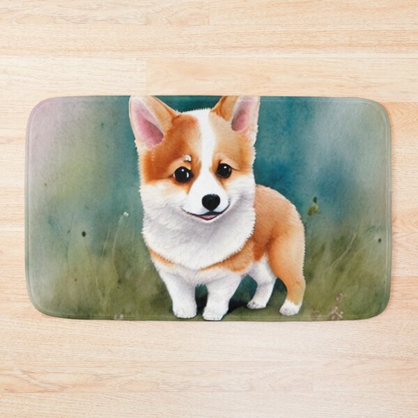Item preview, Cute Corgi Puppy Art 1 designed and sold by cutiepeaupies.
