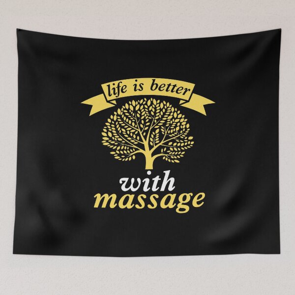 Item preview, life is better with massage designed and sold by stor11.