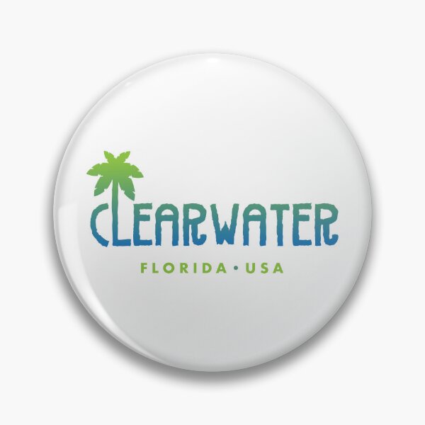 Item preview, Clearwater Florida Typographic Palm Tree Design designed and sold by Futurebeachbum.