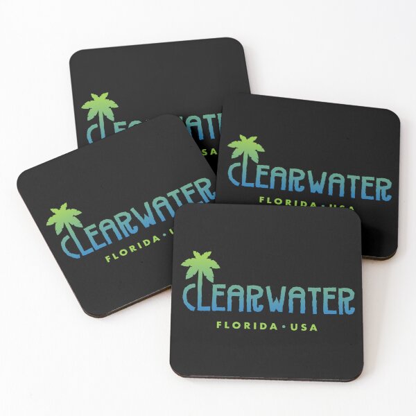 Item preview, Clearwater Florida Typographic Palm Tree Design designed and sold by Futurebeachbum.