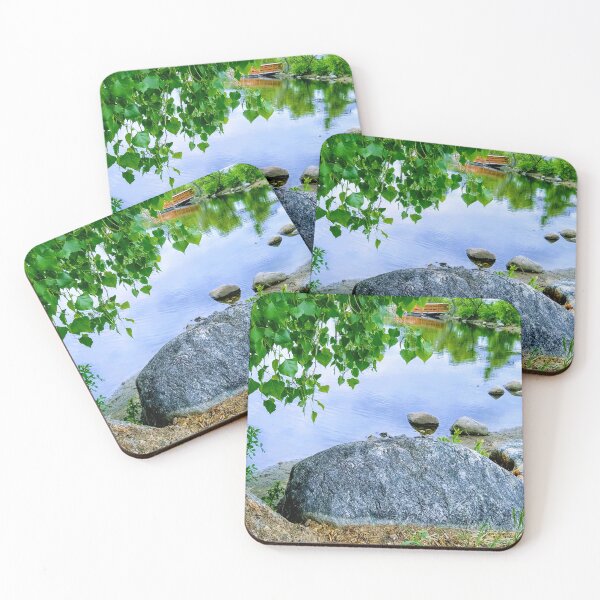 Item preview, Rocky Mountains Pond at the Playground designed and sold by 743Designs.