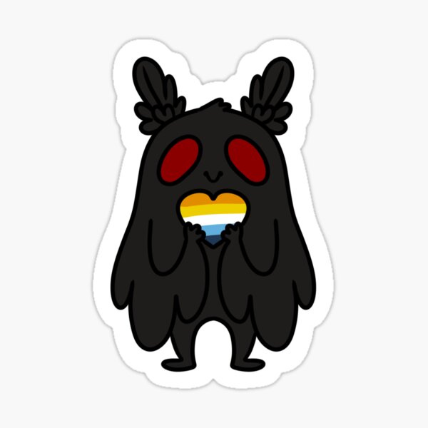 Artikel-Vorschau von Mothman-Herz AroAce, designt und verkauft von avduryea.
