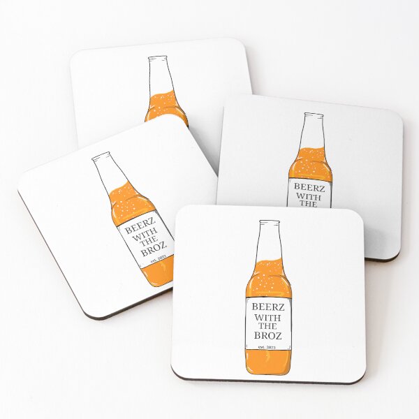 Item preview, Beerz With The Broz Bottle designed and sold by KKDart.