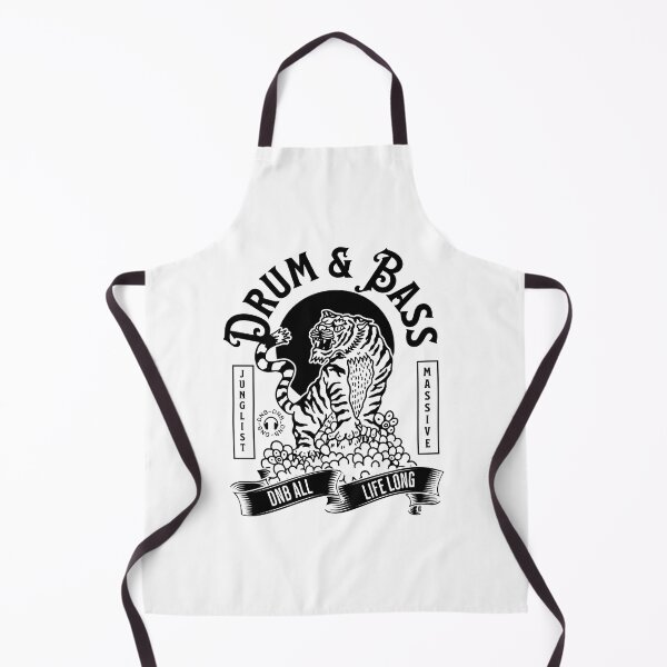 Item preview, DRUM AND BASS - Junglist Tiger Massive (Black) designed and sold by Discothreadz.