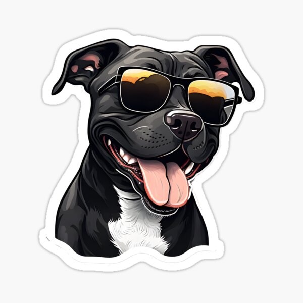 Geschenke und Merchandise zum Thema Pitbull Mit Sonnenbrille