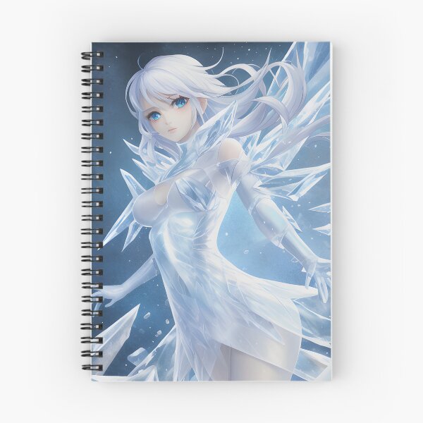 Item preview, Beautiful Anime Ice Girl Elemental designed and sold by VersoShopping.