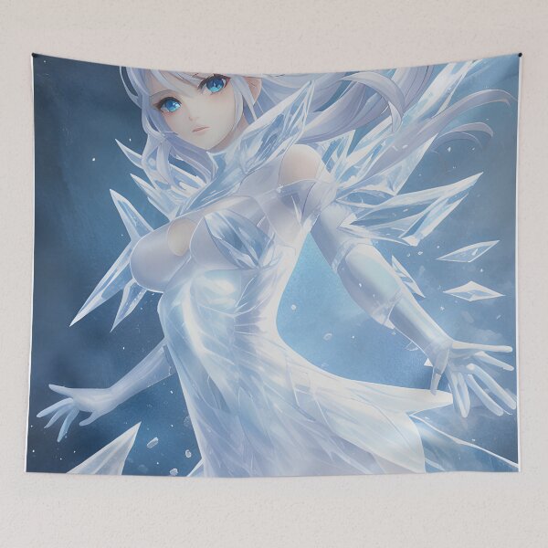 Item preview, Beautiful Anime Ice Girl Elemental designed and sold by VersoShopping.