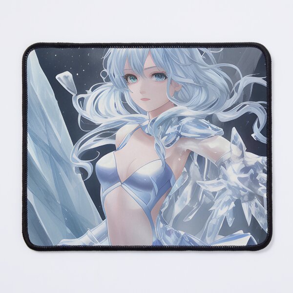 Item preview, Beautiful Anime Ice Girl Elemental designed and sold by VersoShopping.