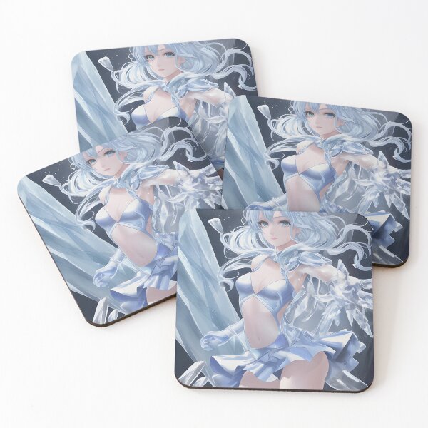 Item preview, Beautiful Anime Ice Girl Elemental designed and sold by VersoShopping.