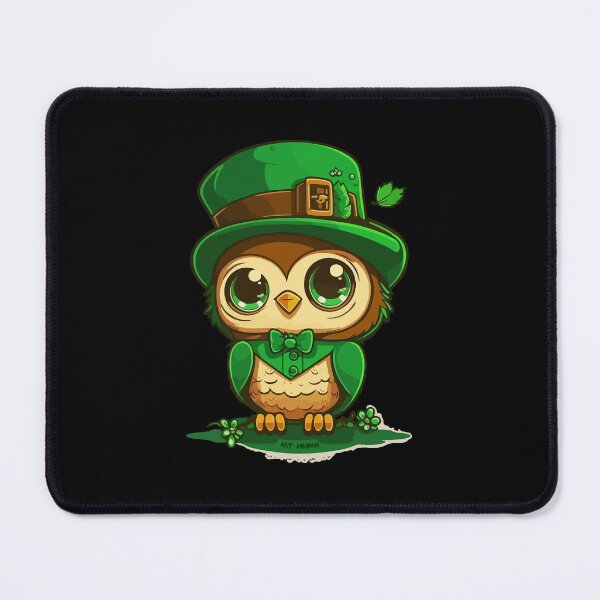 Item preview, Wise and Green: The St. Patrick's Owl Design designed and sold by Colorful Dreams.