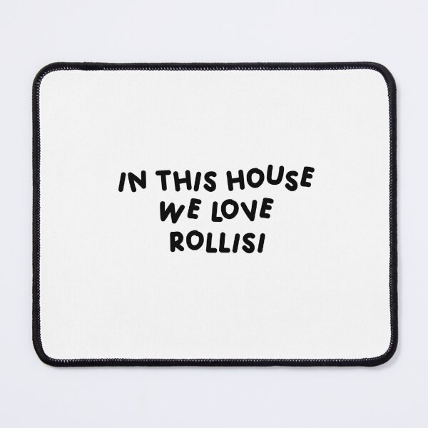 Item preview, in this house we love rollisi sticker  designed and sold by shezzastardis.