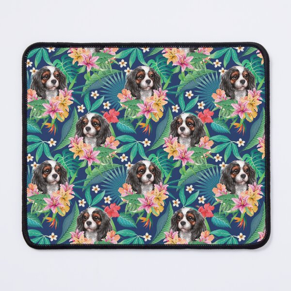 Item preview, Tropical Tri-color Cavalier King Charles Spaniel Puppy designed and sold by lulupetart.