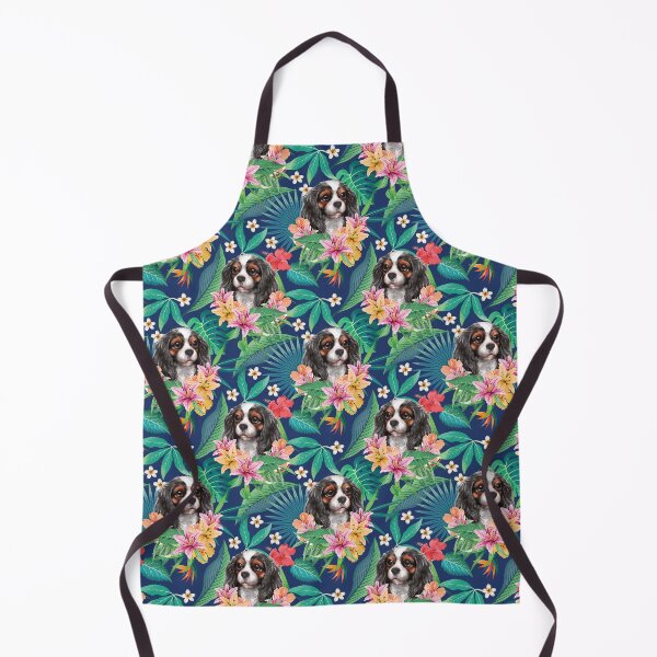 Item preview, Tropical Tri-color Cavalier King Charles Spaniel Puppy designed and sold by lulupetart.