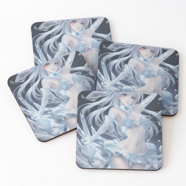 Item preview, Beautiful Anime Ice Girl Elemental designed and sold by VersoShopping.
