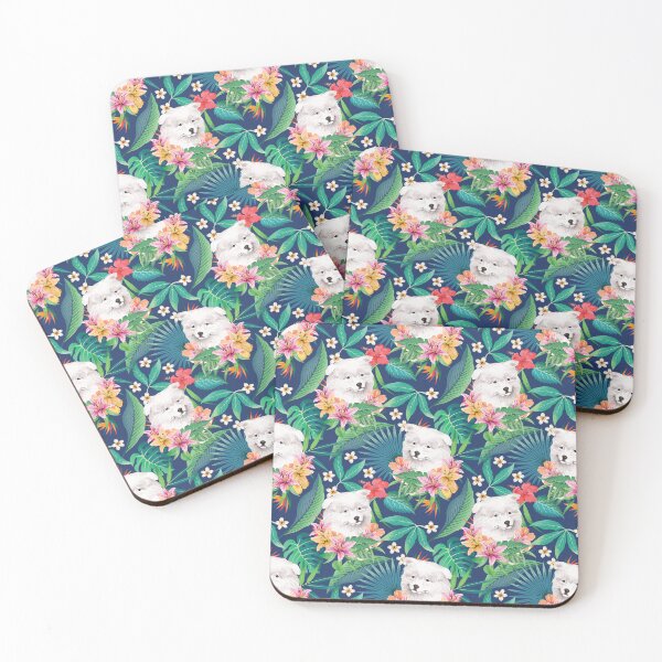 Item preview, Tropical Samoyed Puppy designed and sold by lulupetart.