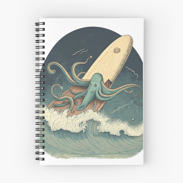 Item preview, A squid surf in the ocean designed and sold by chinghla.