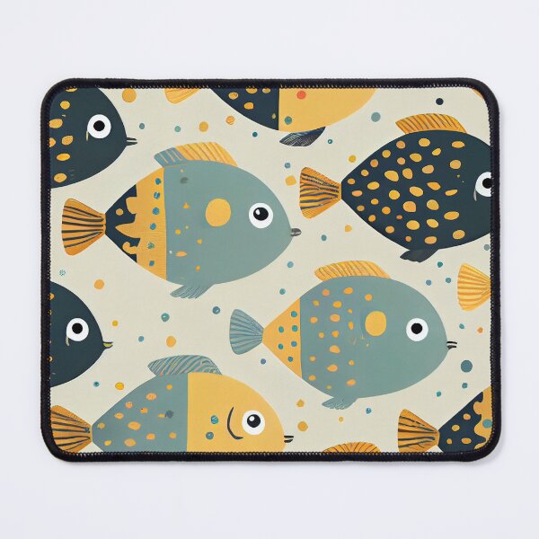Item preview, Elegant Fishes Pattern designed and sold by HakimeDesign.