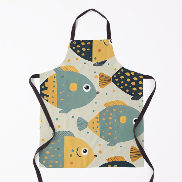 Item preview, Elegant Fishes Pattern designed and sold by HakimeDesign.