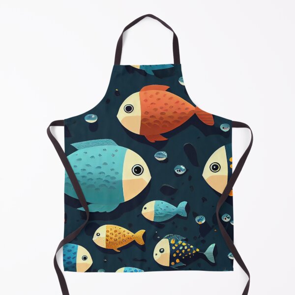 Item preview, Elegant Fishes Pattern designed and sold by HakimeDesign.