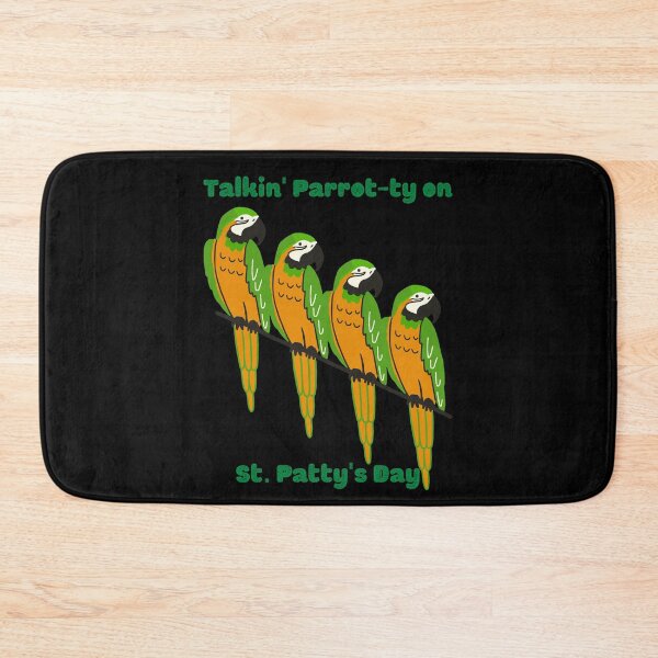 Item preview, St patricks day parrot- party coordinator - Talkin' Parrot-ty on St. Patty's Day! funny gifts for man saint patricks day 2 designed and sold by VectorPower.