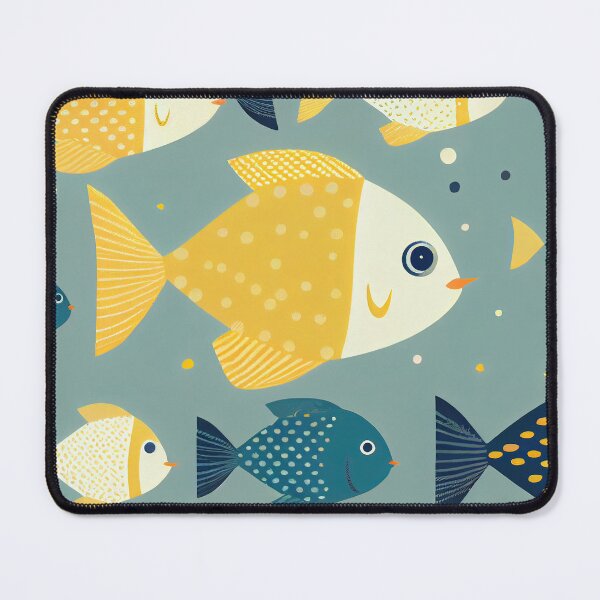 Item preview, Elegant Fishes Pattern designed and sold by HakimeDesign.