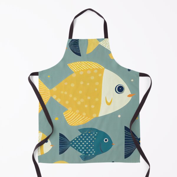 Item preview, Elegant Fishes Pattern designed and sold by HakimeDesign.