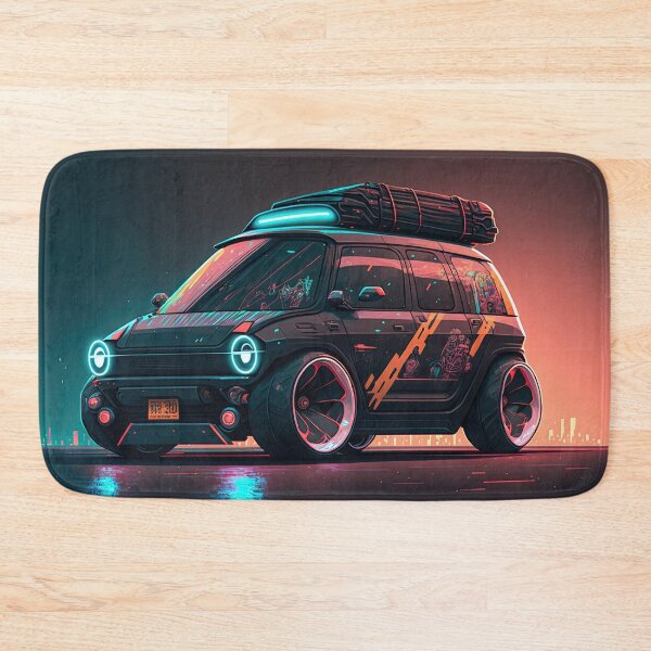 Item preview, Electric Small Sporty Hatchback Futuristic Neon Lights Modified Car designed and sold by ultra-cool.