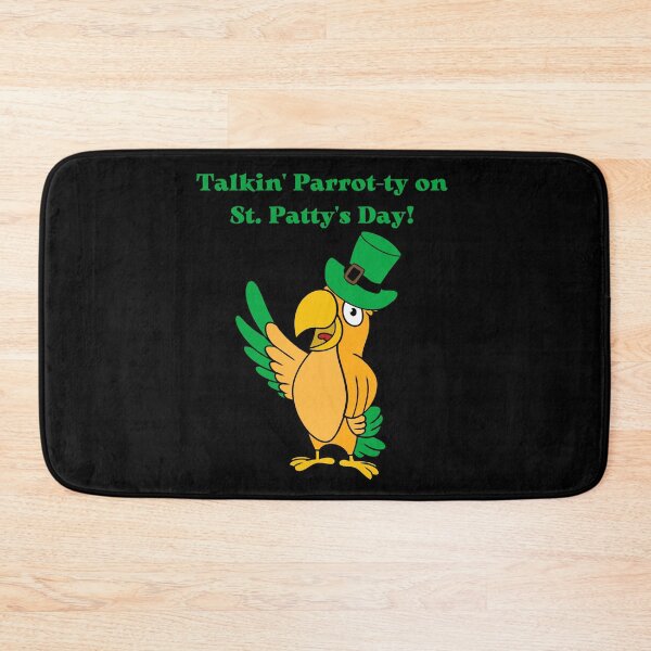 Item preview, St patricks day parrot- party coordinator - Talkin' Parrot-ty on St. Patty's Day! funny gifts for man saint patricks day 3 designed and sold by VectorPower.