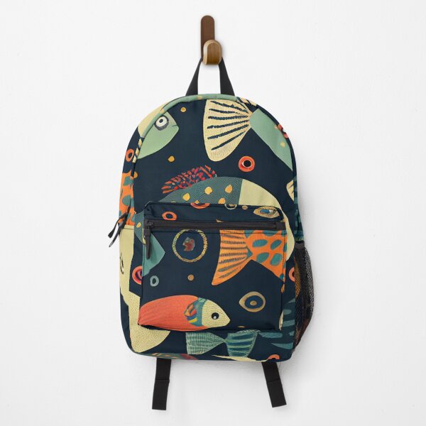 Item preview, Elegant Fishes Pattern designed and sold by HakimeDesign.